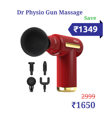 Dr Physio Gun Massager MRP 2999 Our Price 1650 Save 1349