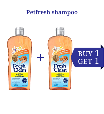 Petfresh shampoo buy 1 get 1