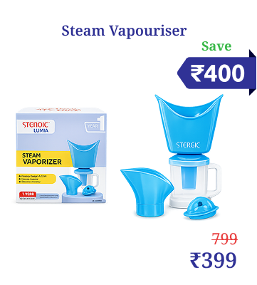 Steam Vapouriser MRP 799 Our Price 399 Save 400