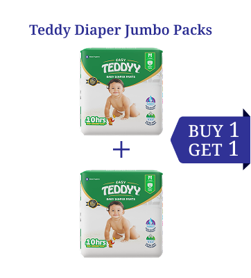 Teddy Diaper Jumbo packs - Buy 1 get 1