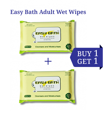 Easy bath adult wet wipes buy 1 get 1