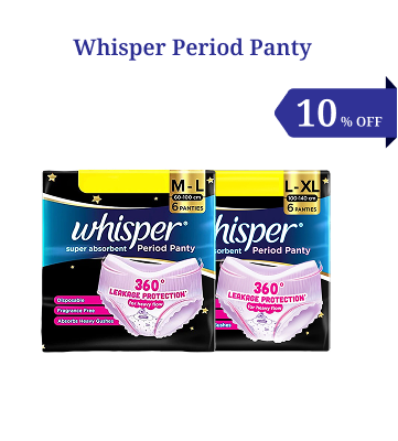Whisper Period Panty - 10% Offer