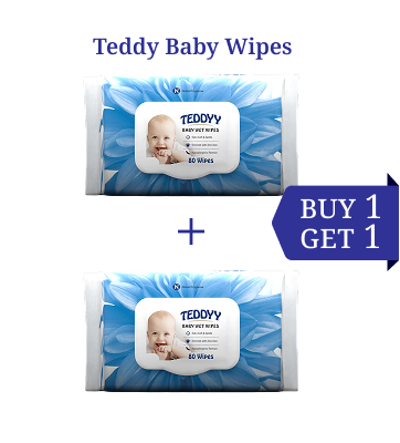 Teddy Baby Wipes Buy 1 Get 1