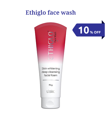 Ethiglo face wash 10% discount